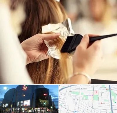 آرایشگاه رنگ و مش در بلوار اباذر