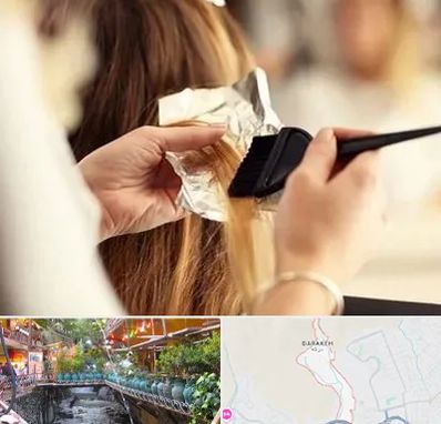 آرایشگاه رنگ و مش در درکه