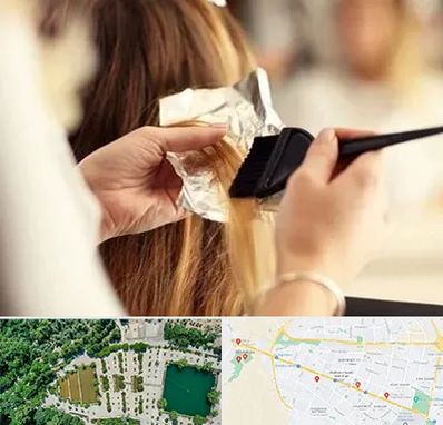 آرایشگاه رنگ و مش در وکیل آباد مشهد