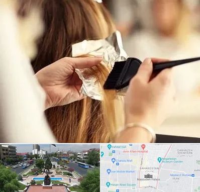 آرایشگاه رنگ و مش در بهارستان