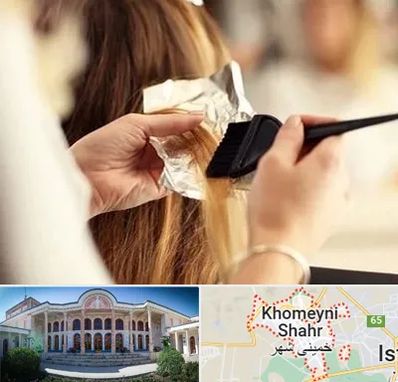 آرایشگاه رنگ و مش در خمینی شهر