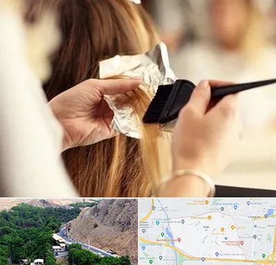 آرایشگاه رنگ و مش در کن