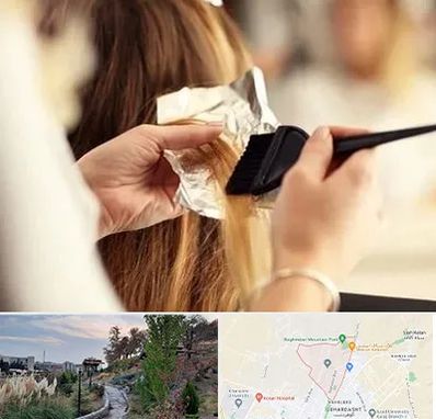 آرایشگاه رنگ و مش در باغستان کرج