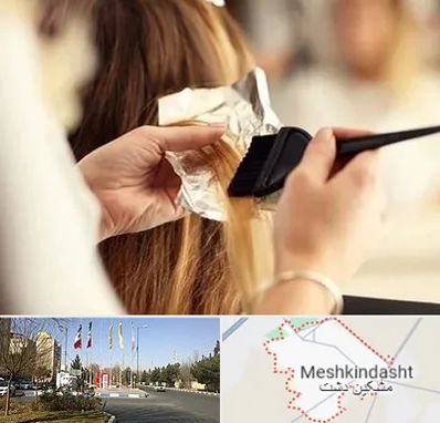 آرایشگاه رنگ و مش در مشکین دشت
