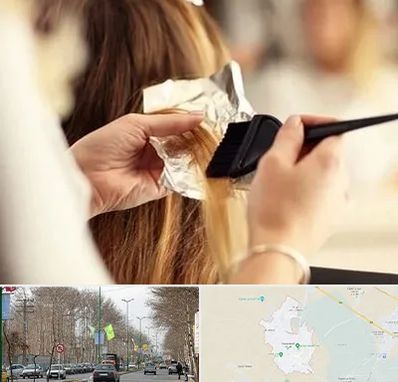 آرایشگاه رنگ و مش در نظرآباد کرج