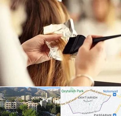 آرایشگاه رنگ و مش در اختیاریه