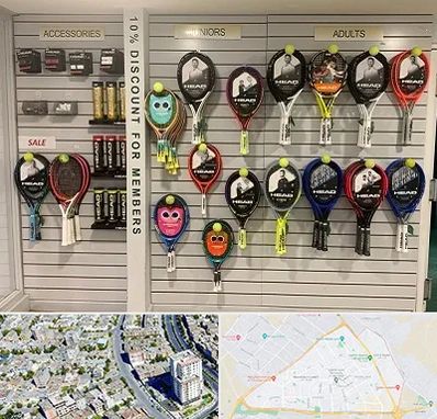 فروشگاه لوازم تنیس در قاسم آباد مشهد