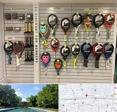 فروشگاه لوازم تنیس در هشت بهشت اصفهان