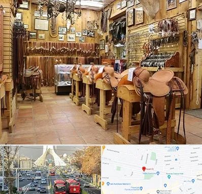 فروشگاه لوازم سوارکاری در خیابان آزادی