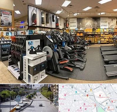 فروشگاه لوازم بدنسازی در خیابان زند شیراز