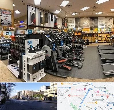 فروشگاه لوازم بدنسازی در خیابان ملاصدرا شیراز