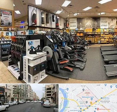 فروشگاه لوازم بدنسازی در زیتون کارمندی اهواز