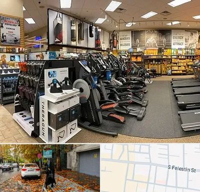 فروشگاه لوازم بدنسازی در خیابان فلسطین