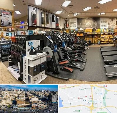 فروشگاه لوازم بدنسازی در شهرک راه آهن