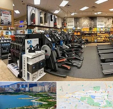 فروشگاه لوازم بدنسازی در منطقه 22 تهران