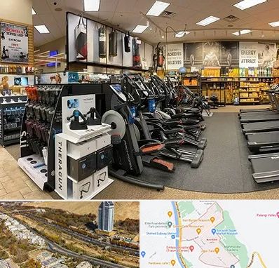 فروشگاه لوازم بدنسازی در خیابان نیایش شیراز