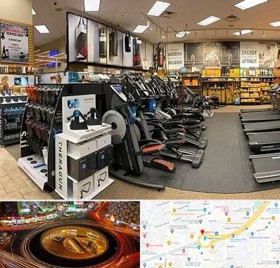 فروشگاه لوازم بدنسازی در میدان ولیعصر