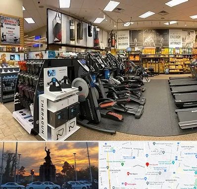 فروشگاه لوازم بدنسازی در میدان حر