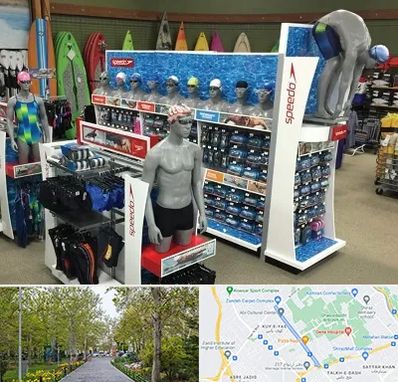 فروشگاه لوازم شنا در قدوسی غربی شیراز