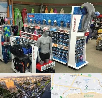 فروشگاه لوازم شنا در تهرانپارس 