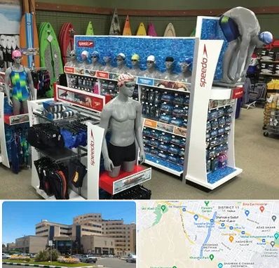 فروشگاه لوازم شنا در صیاد شیرازی مشهد