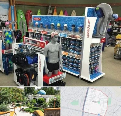 فروشگاه لوازم شنا در باغمیشه تبریز