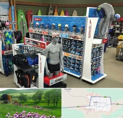 فروشگاه لوازم شنا در سراب