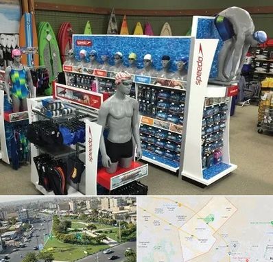 فروشگاه لوازم شنا در کمال شهر کرج