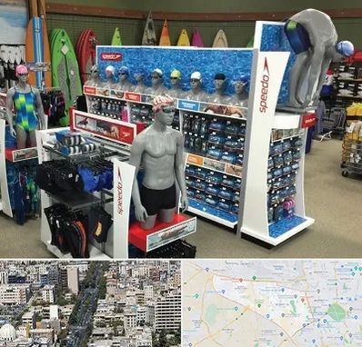 فروشگاه لوازم شنا در منطقه 18 تهران