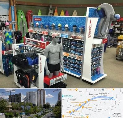 فروشگاه لوازم شنا در اندرزگو