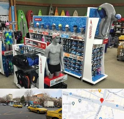 فروشگاه لوازم شنا در شهناز تبریز