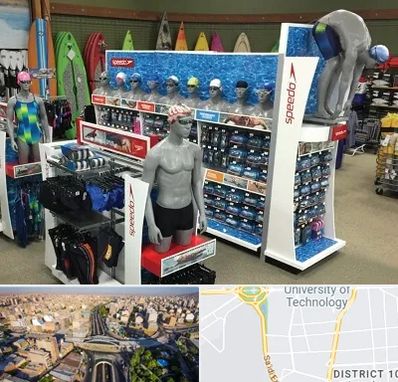 فروشگاه لوازم شنا در استاد معین 