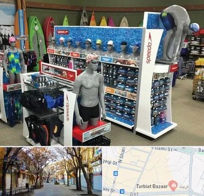فروشگاه لوازم شنا در تربیت تبریز