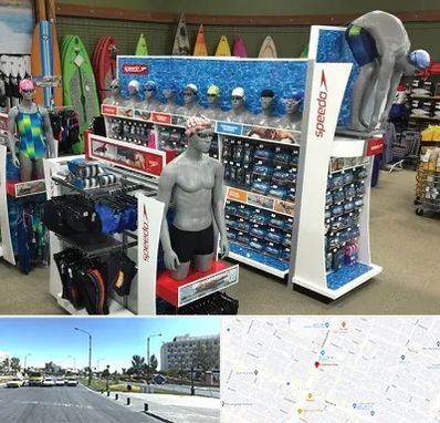 فروشگاه لوازم شنا در بلوار کلاهدوز مشهد
