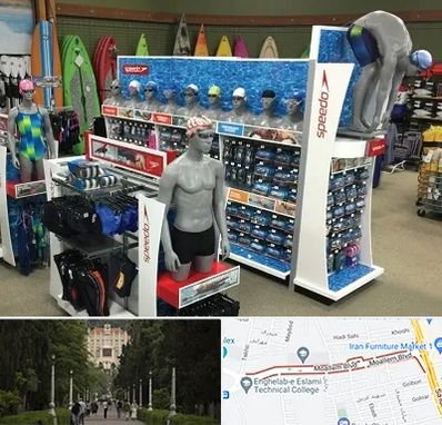 فروشگاه لوازم شنا در بلوار معلم رشت 