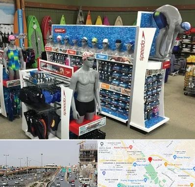 فروشگاه لوازم شنا در بلوار توس مشهد