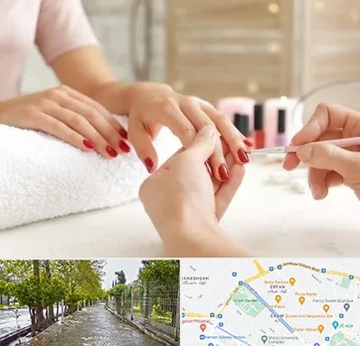 آموزشگاه کاشت ناخن در خیابان ارم شیراز