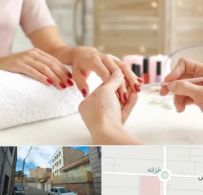 آموزشگاه کاشت ناخن در خزانه