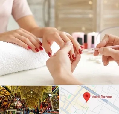 آموزشگاه کاشت ناخن در بازار وکیل شیراز