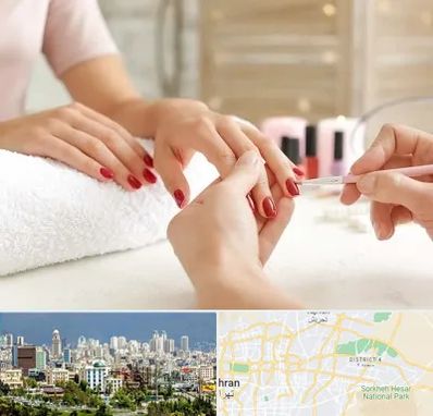 آموزشگاه کاشت ناخن در شرق تهران 