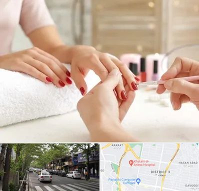 آموزشگاه کاشت ناخن در ظفر 