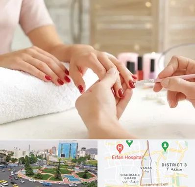 آموزشگاه کاشت ناخن در ونک 