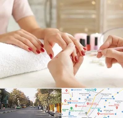 آموزشگاه کاشت ناخن در شریعتی 