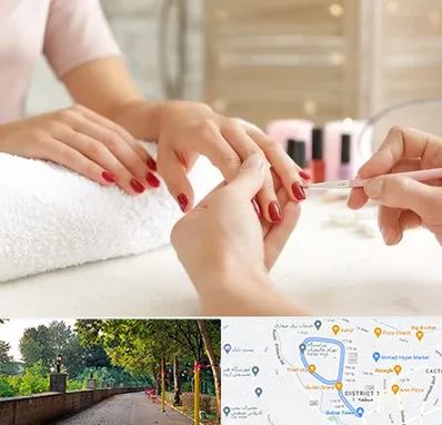 آموزشگاه کاشت ناخن در فلکه گاز رشت