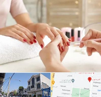 آموزشگاه کاشت ناخن در افسریه 