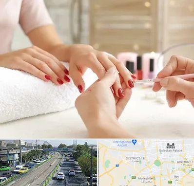 آموزشگاه کاشت ناخن در جنوب تهران 