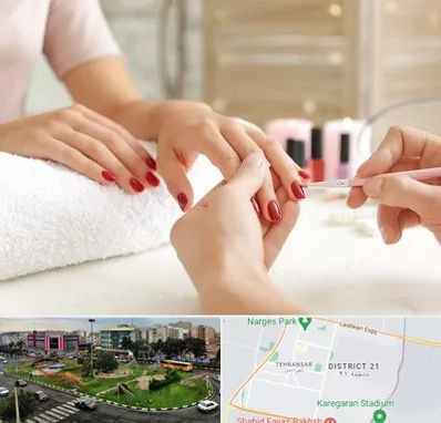 آموزشگاه کاشت ناخن در تهرانسر 