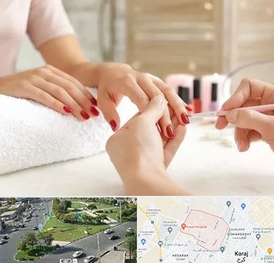 آموزشگاه کاشت ناخن در شاهین ویلا کرج