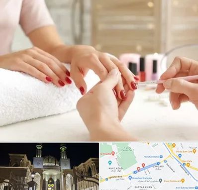 آموزشگاه کاشت ناخن در زرگری شیراز