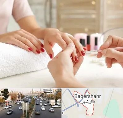 آموزشگاه کاشت ناخن در باقرشهر